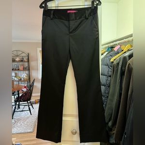 Alice + Olivia satin slacks, size 2.